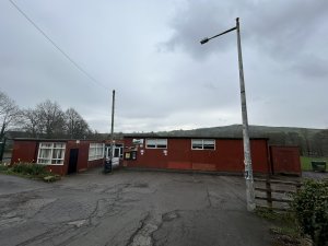 The former building prior to demolition in June 2024